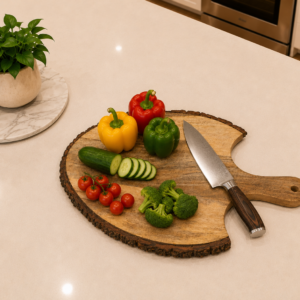Tree Bark Rosewood Cutting Board