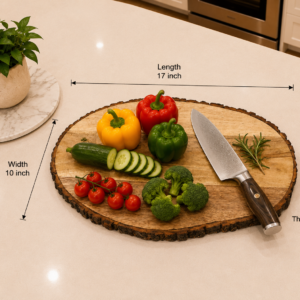 Oval Rosewood Serving Board